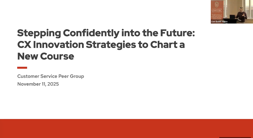 1. Full Event Recording: Stepping Confidently into the Future: CX Innovation Strategies to Chart a New Course thumbnail